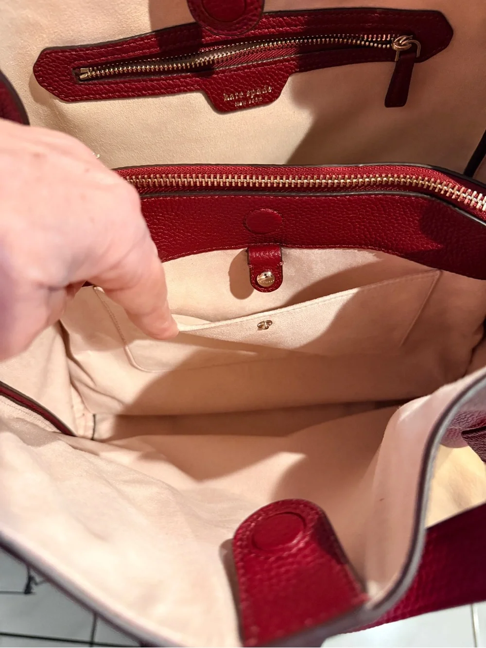 Kate Spade Knott Large Pebbled Leather Shoulder Bag